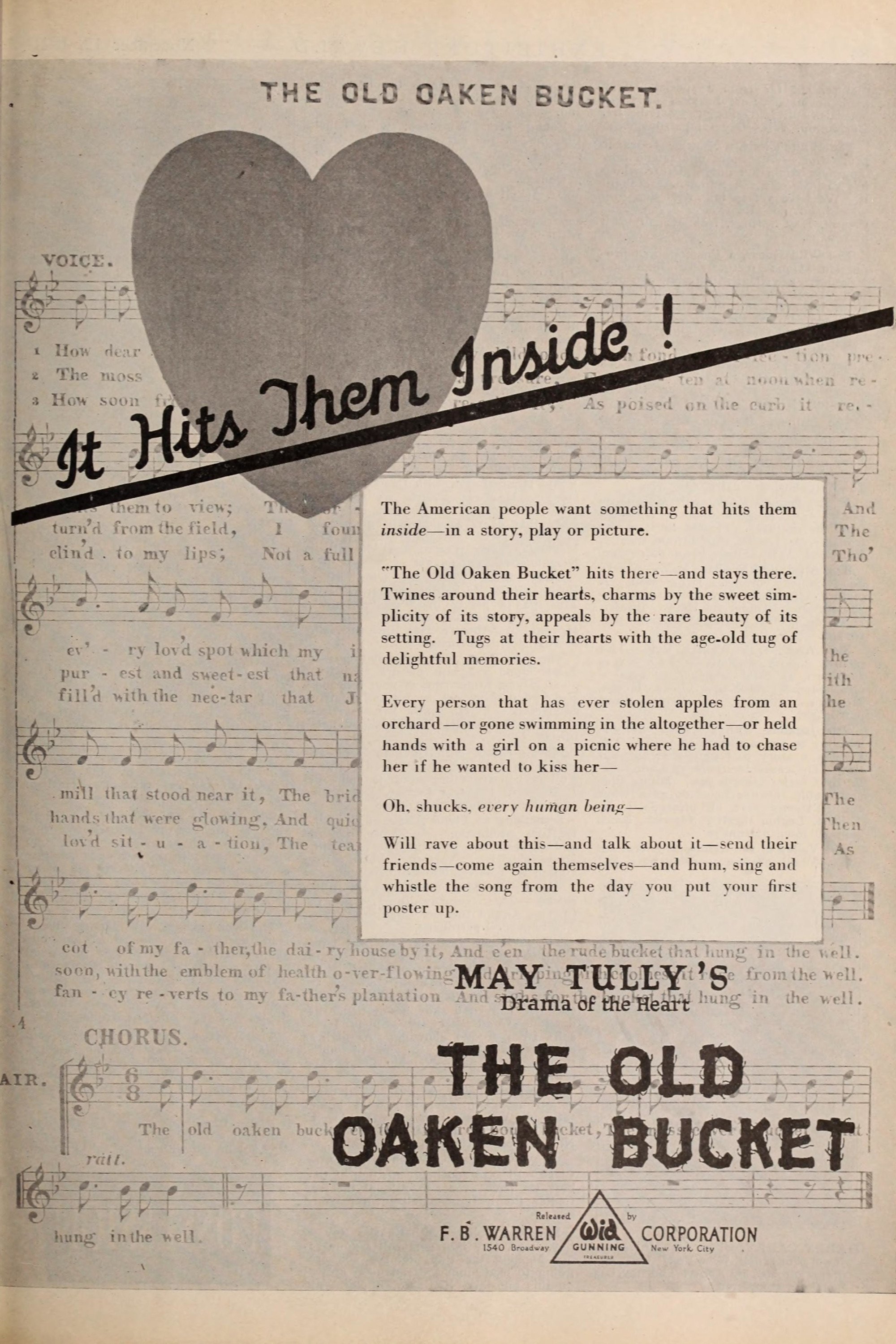 The Old Oaken Bucket poster