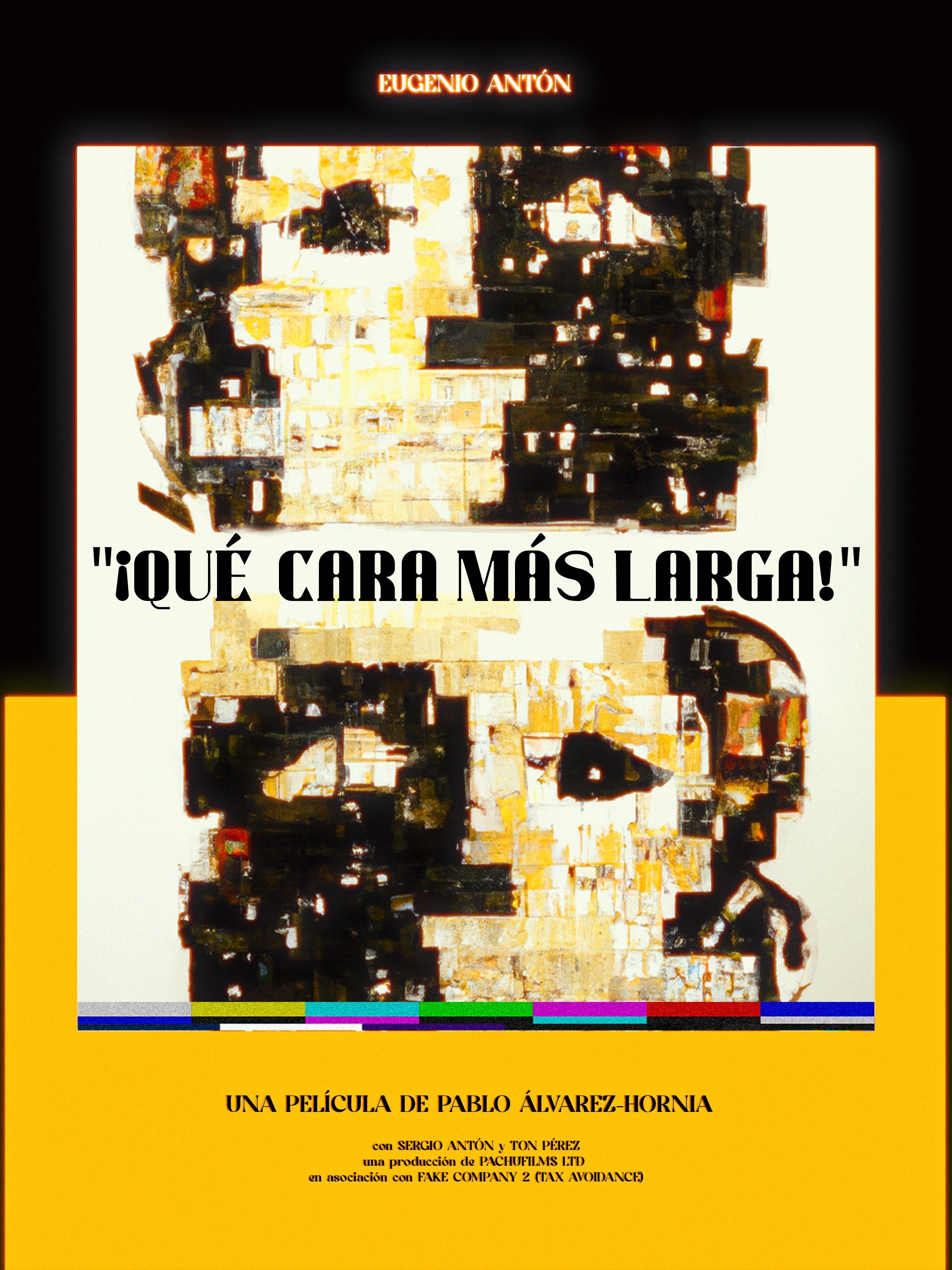 Qué cara más larga poster
