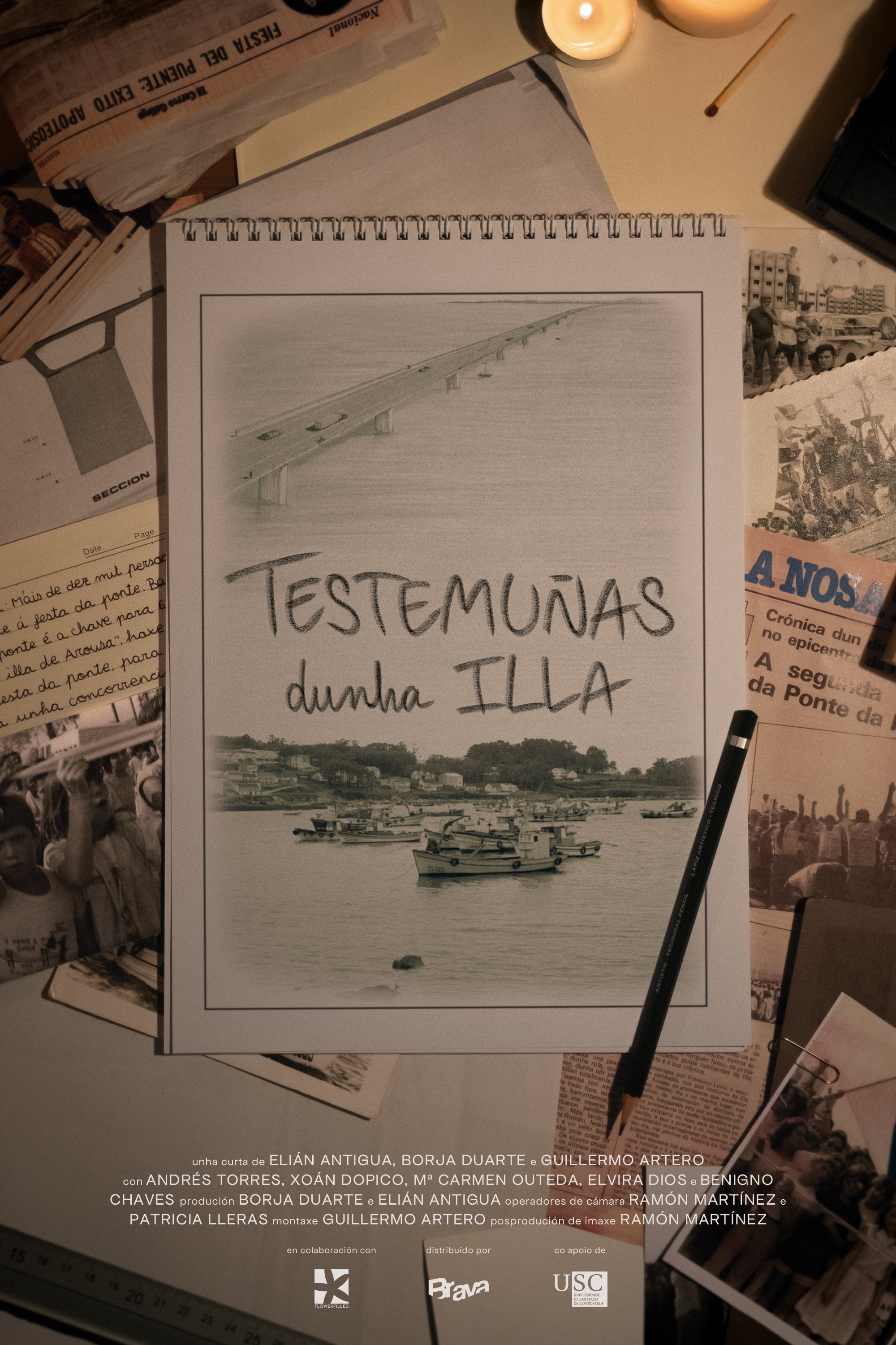 Testemuñas dunha illa poster