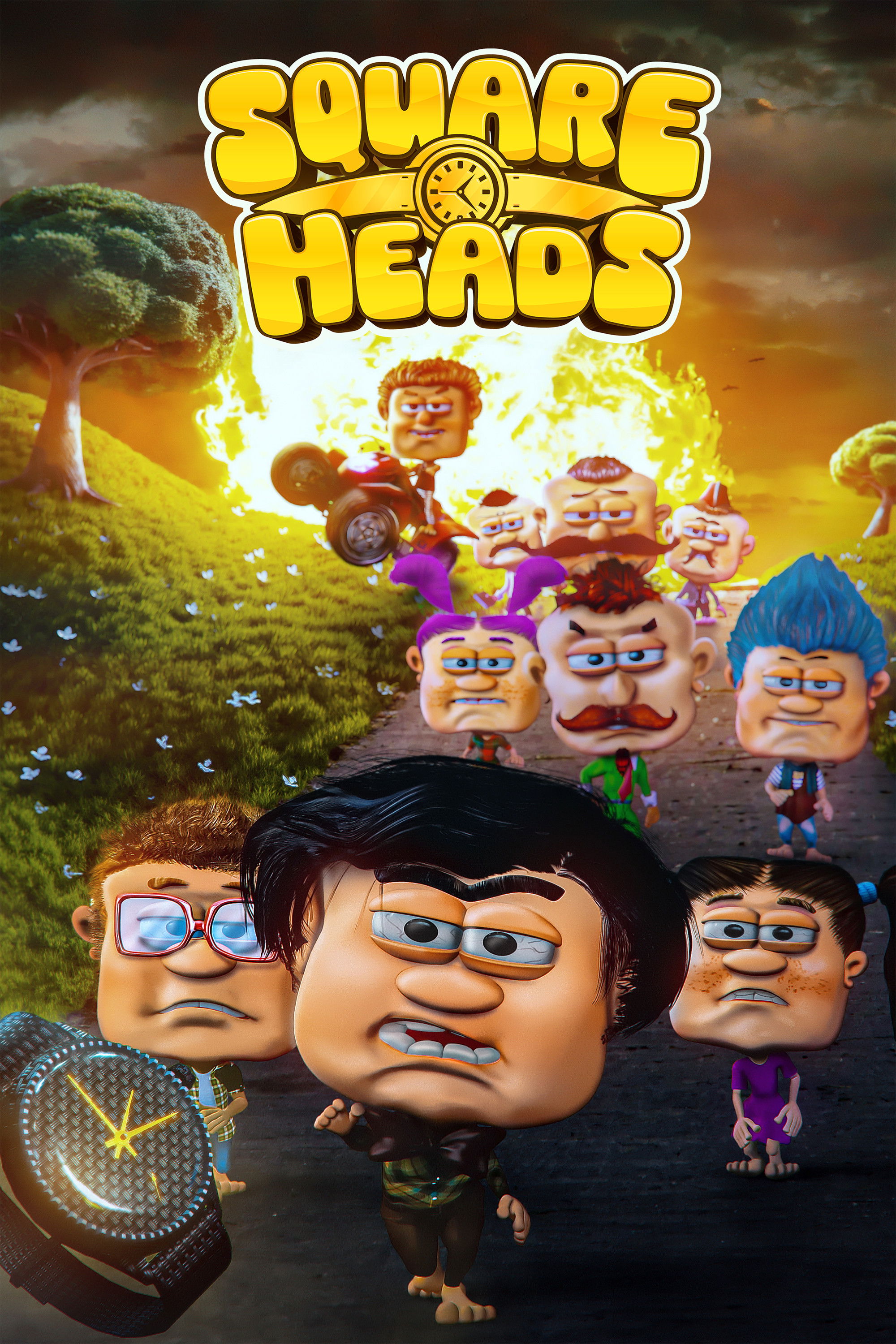 Square Heads poster