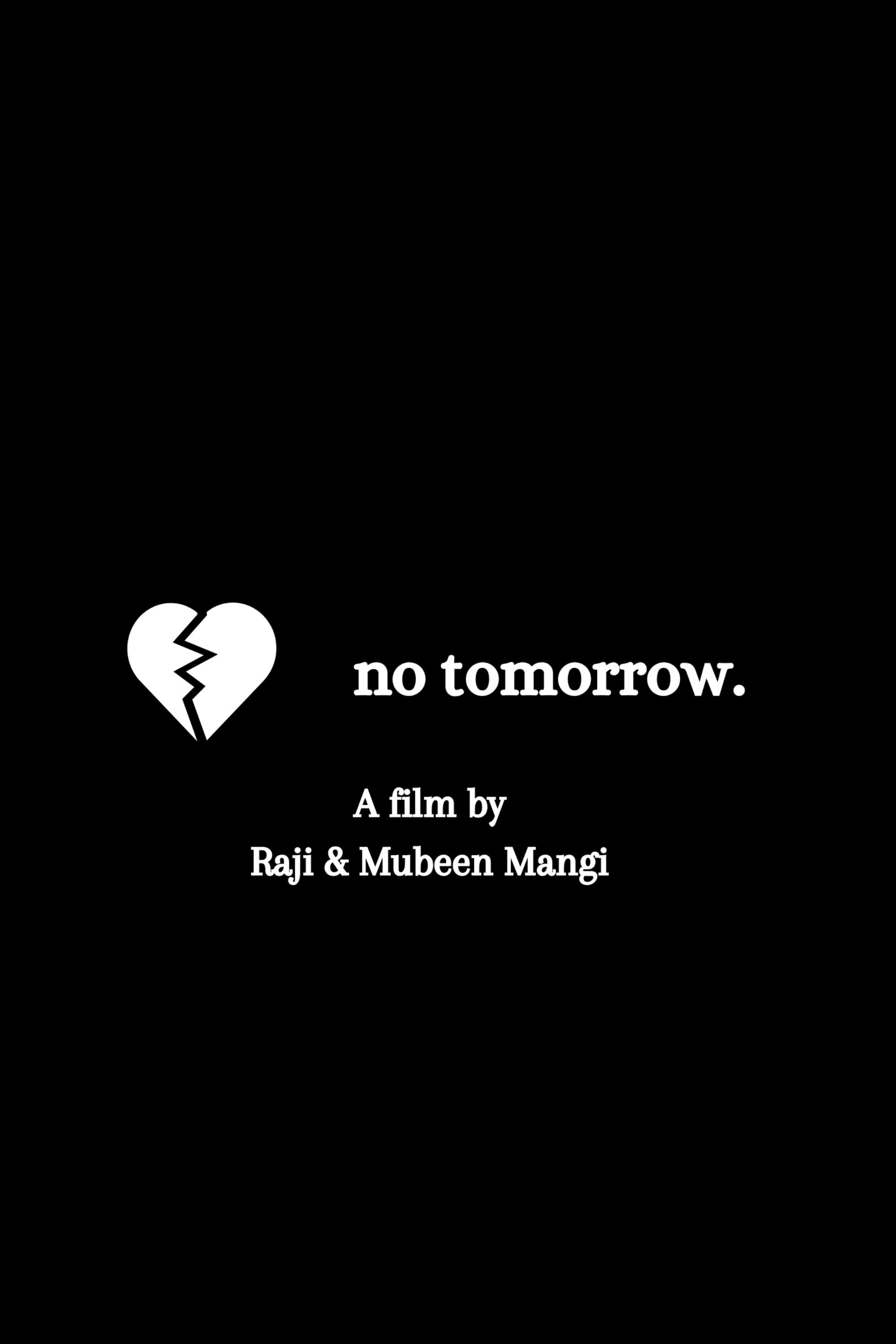 No Tomorrow poster