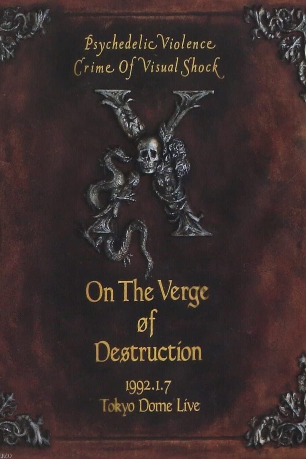 X Japan - On the verge of destruction poster