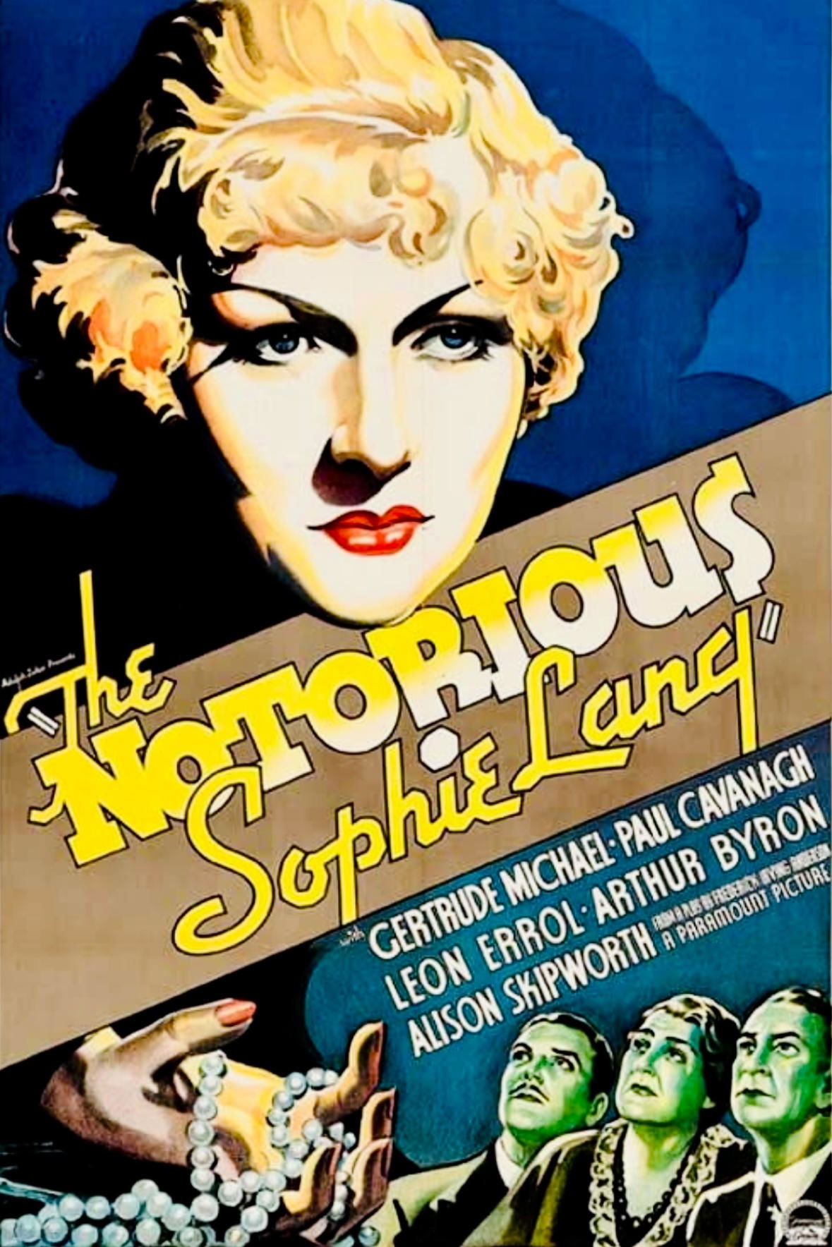 The Notorious Sophie Lang poster
