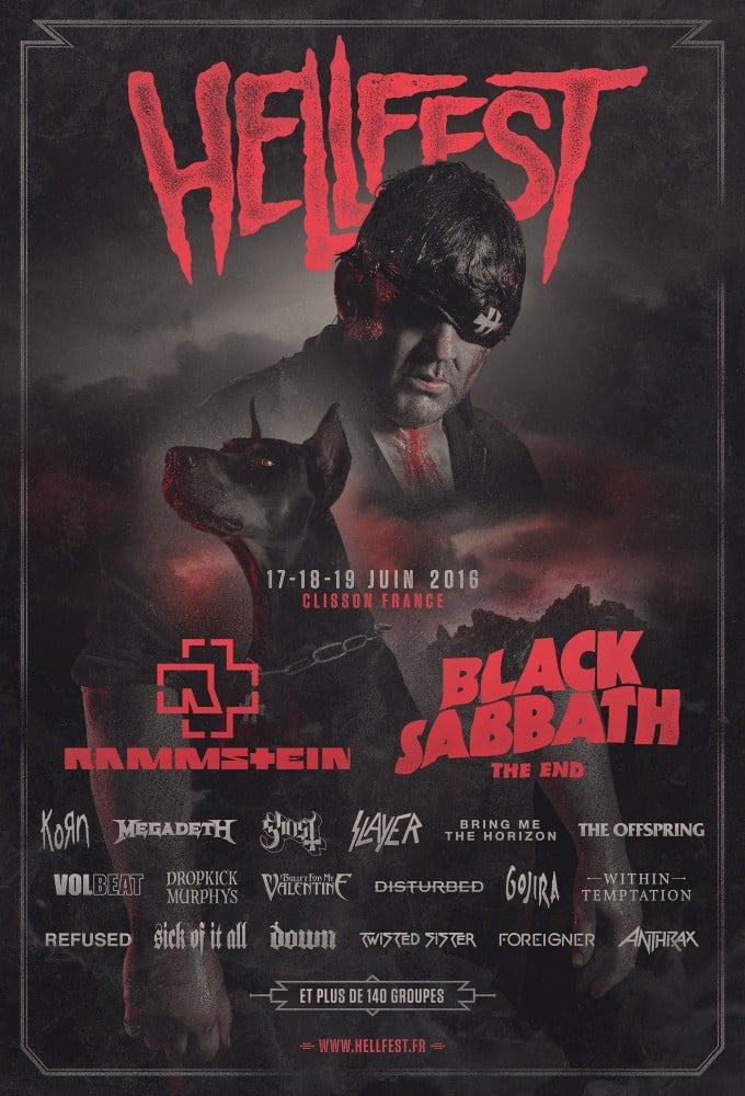 Rammstein - Live at Hellfest poster