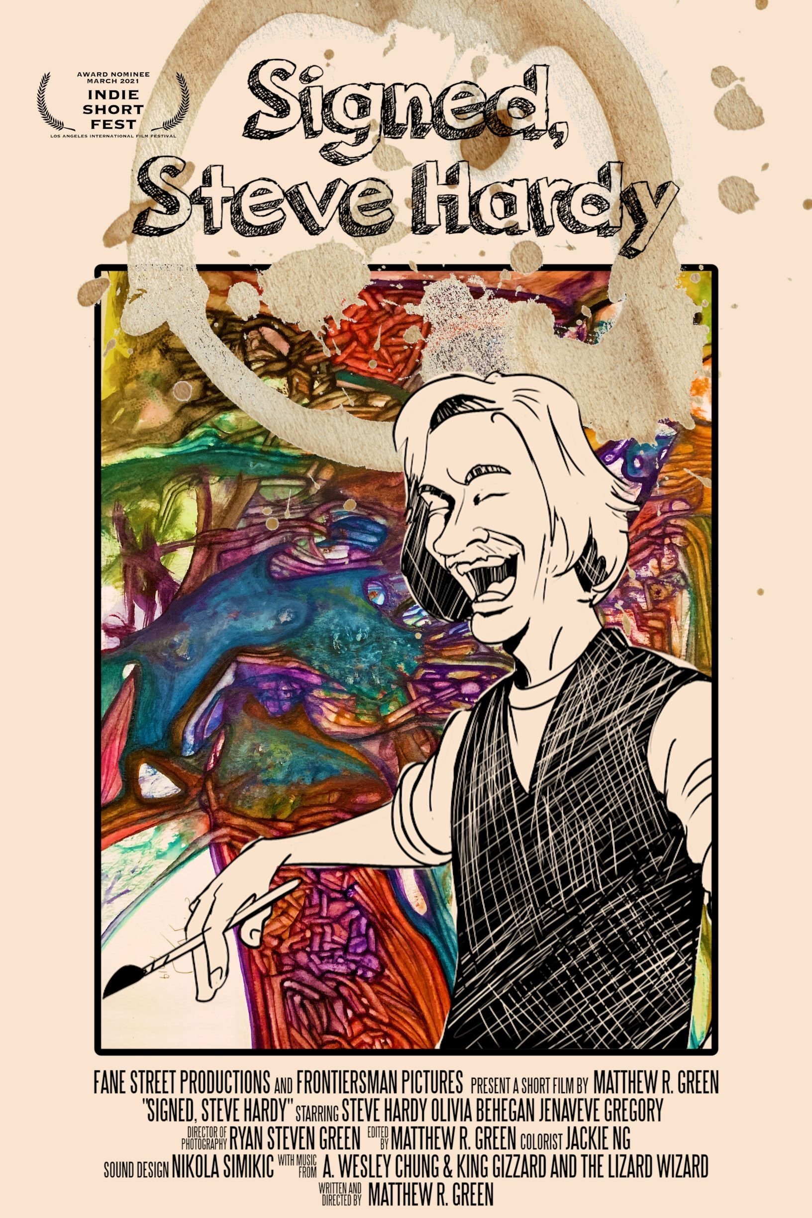 Signed, Steve Hardy poster