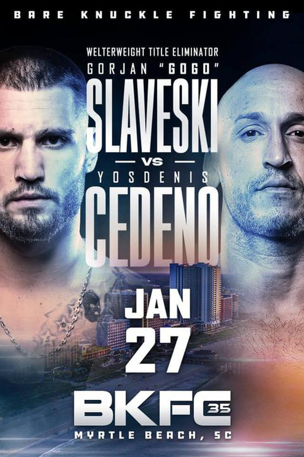 BKFC 35: Cedeno vs. Slaveski poster