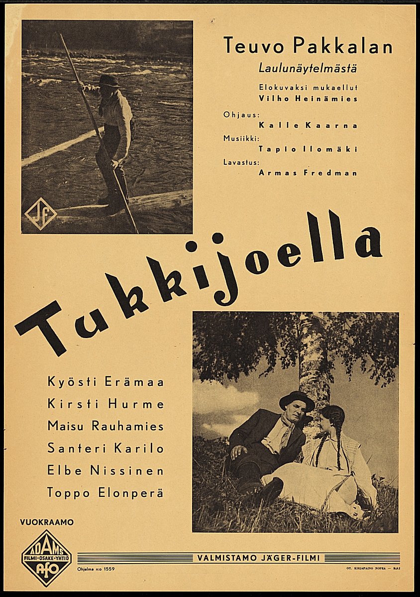 Tukkijoella poster