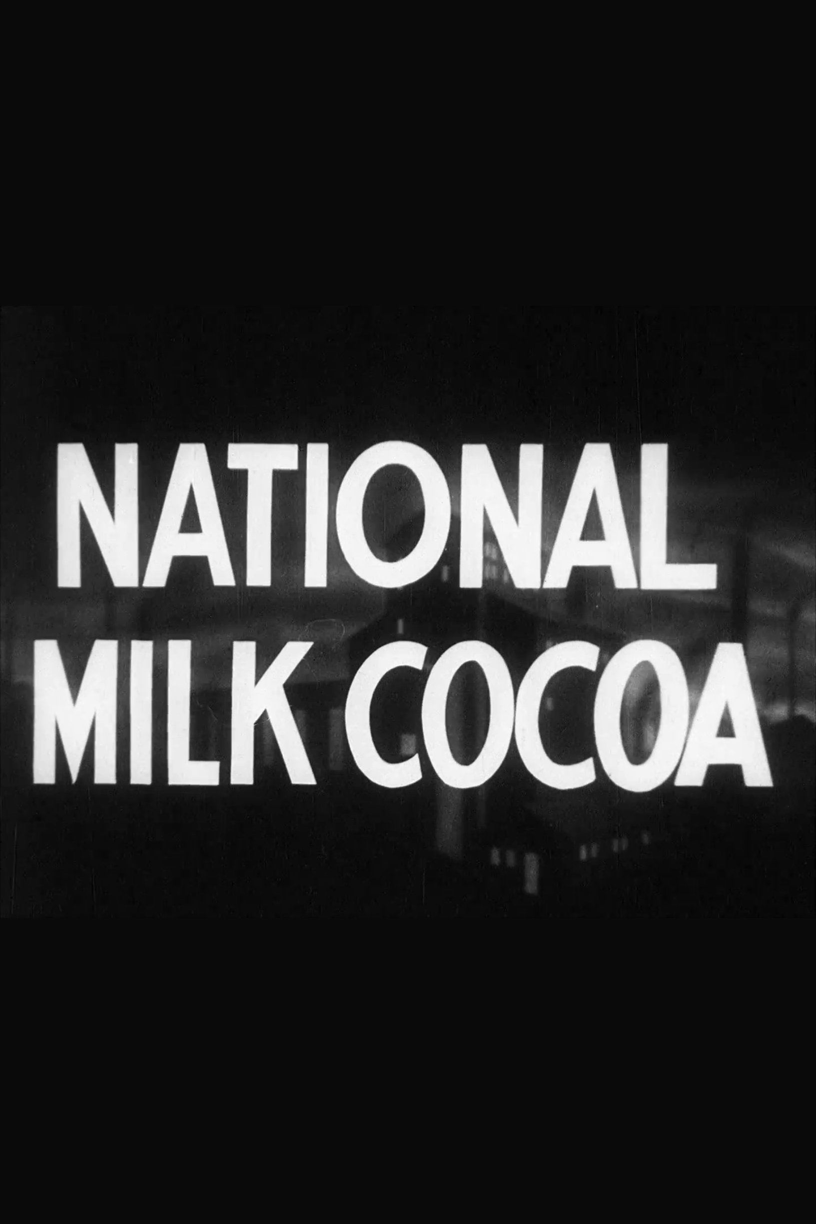 National Milk Cocoa poster