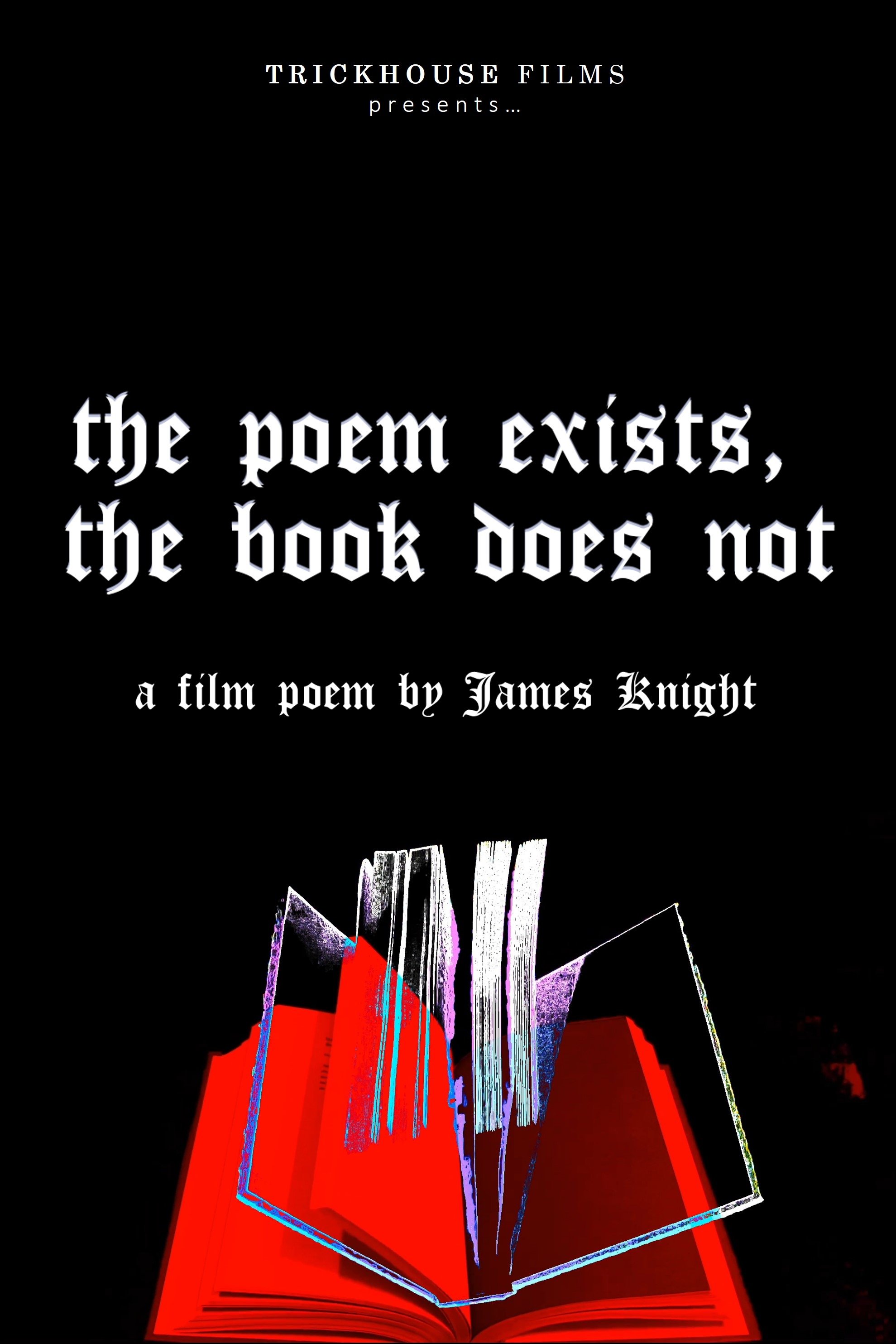 the poem exists, the book does not poster