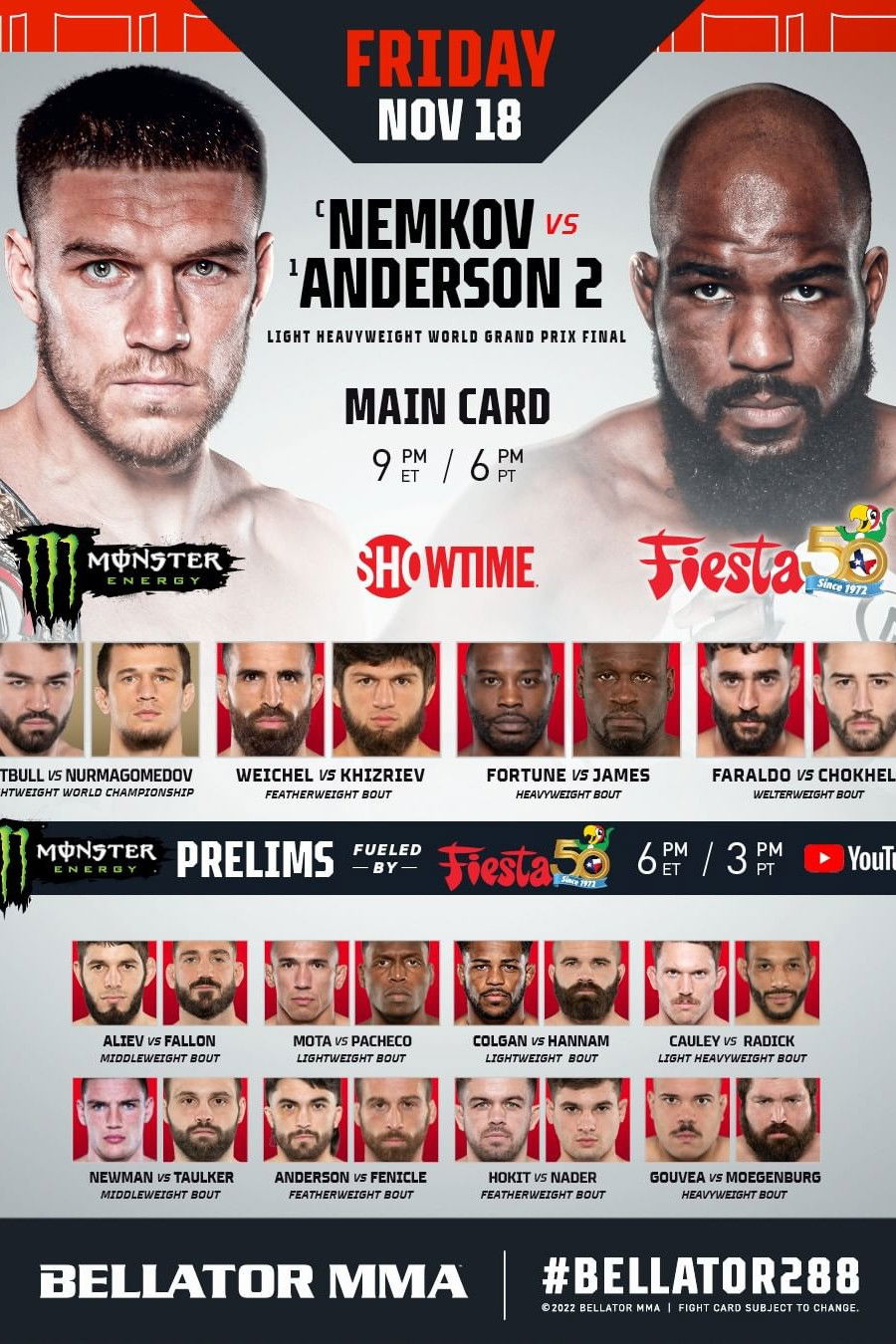 Bellator 288: Nemkov vs. Anderson 2 poster