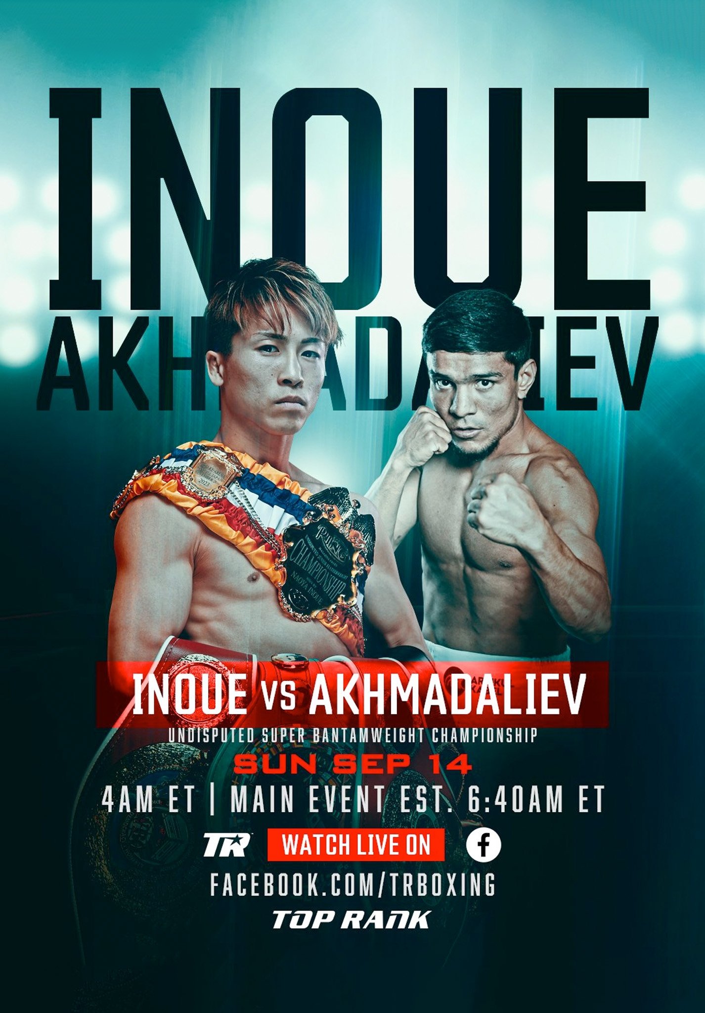 Naoya Inoue vs. Murodjon Akhmadaliev poster