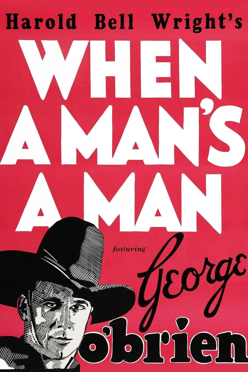 When a Man's a Man poster