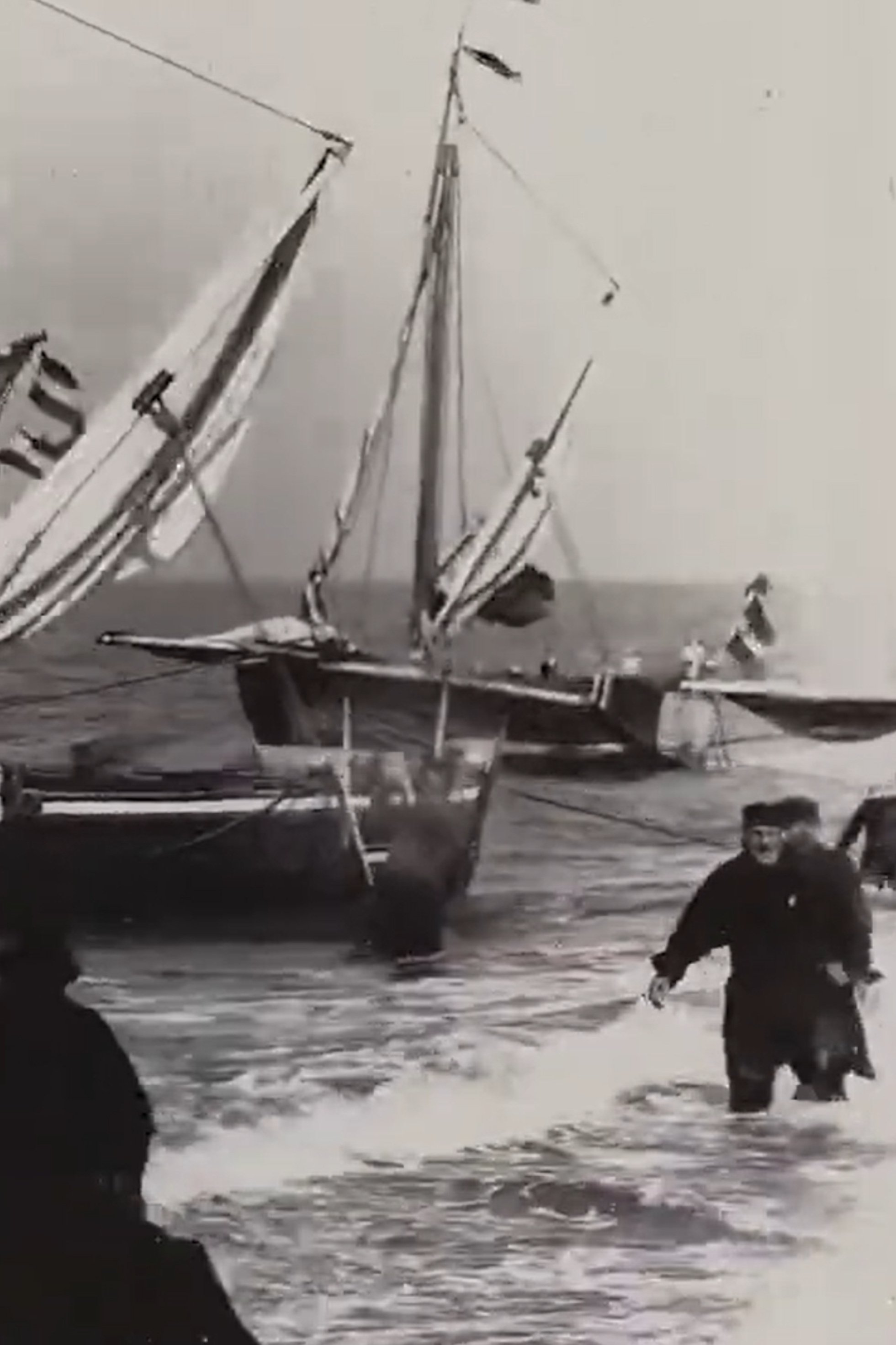 Scheveningen, Dutch Fishing Boats poster