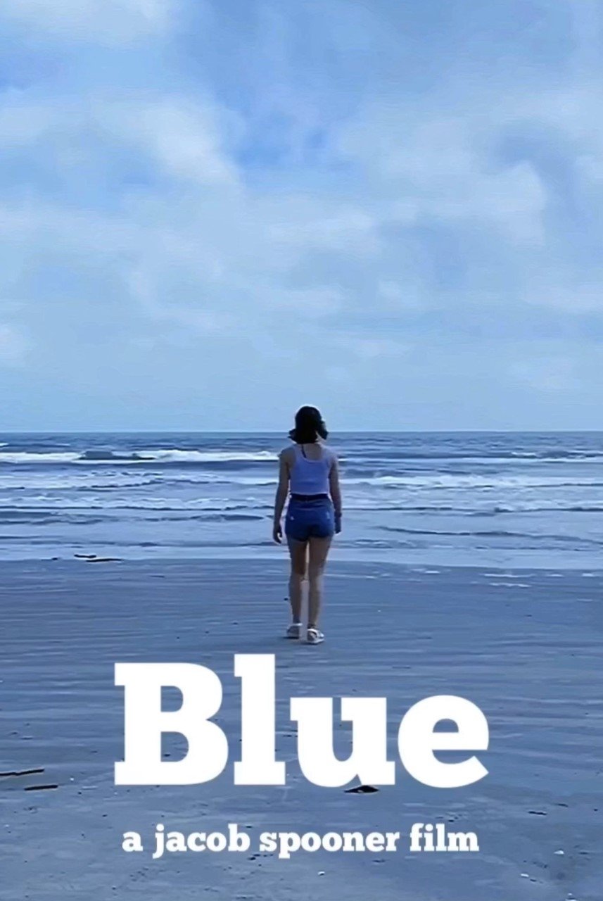 Blue poster