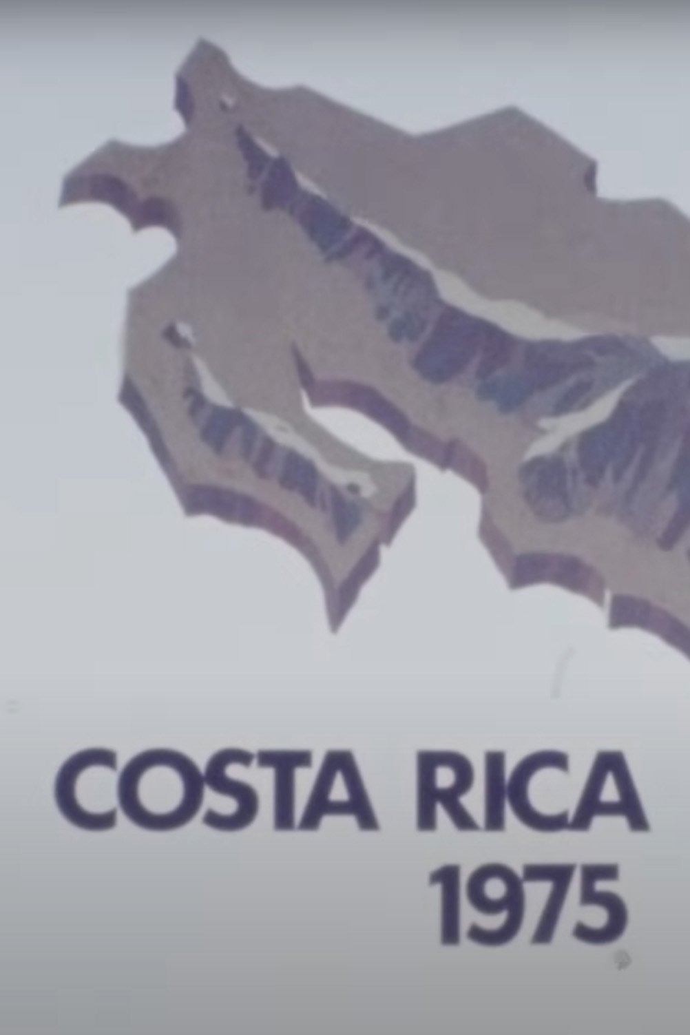 Costa Rica 1975 poster