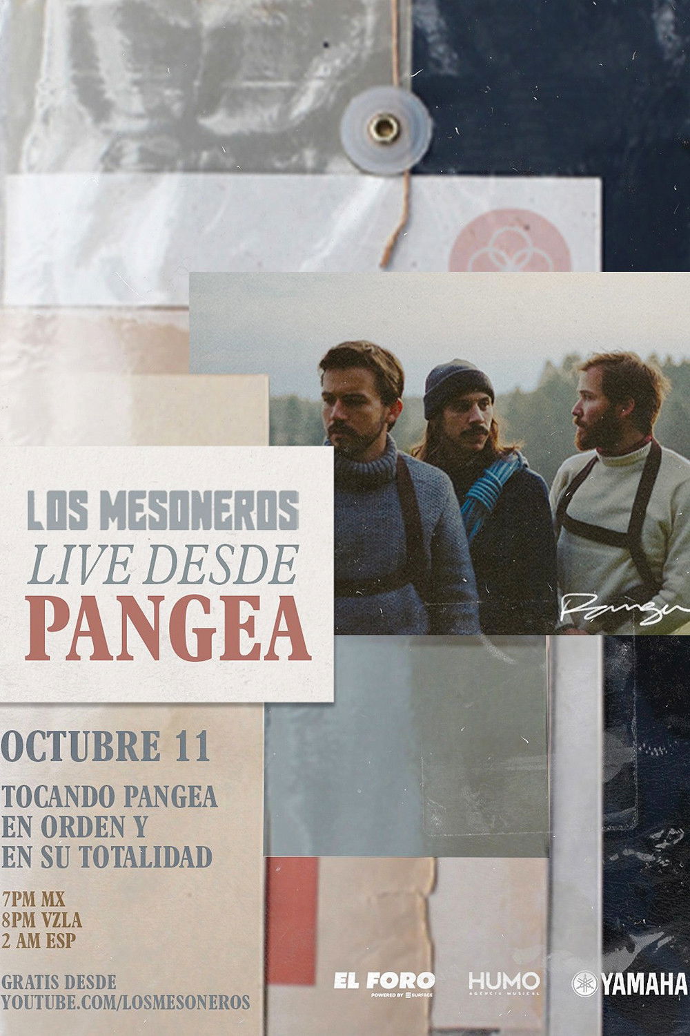 Los Mesoneros Live Desde Pangea poster