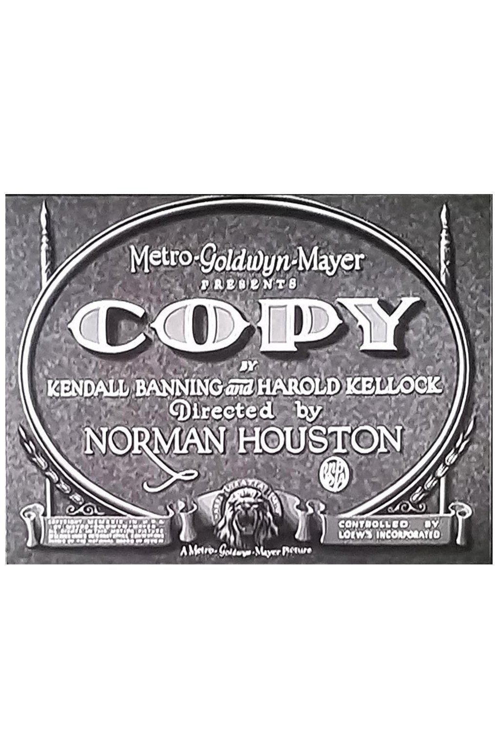 Copy poster