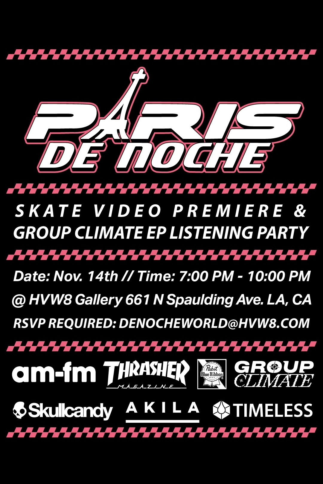 Paris De Noche poster