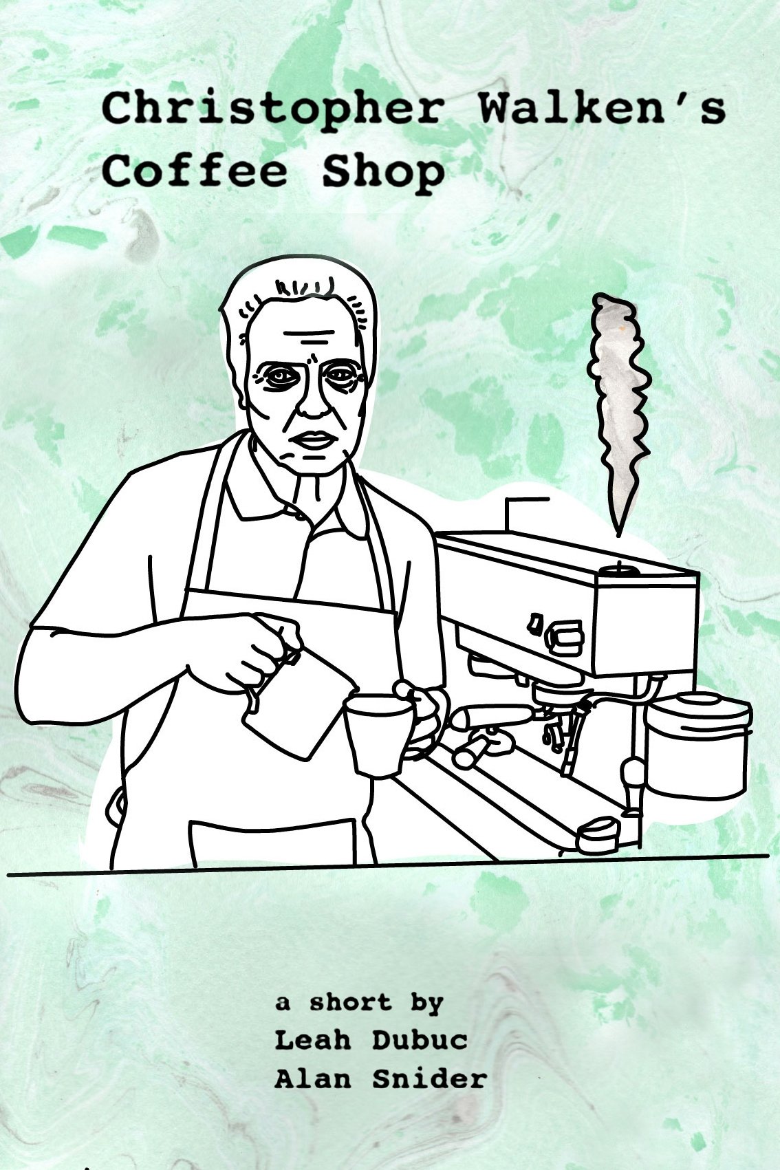 Christopher Walken's Coffee Shop poster