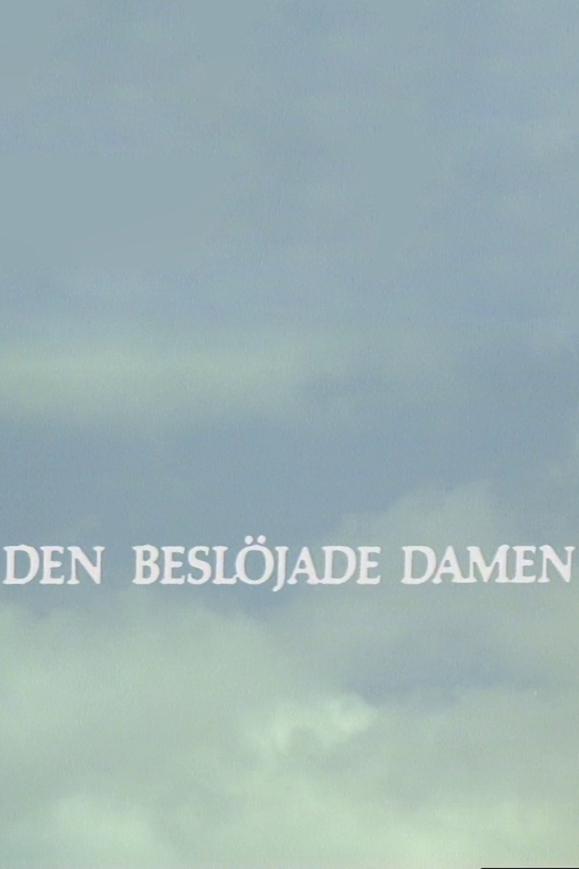 Den beslöjade damen poster