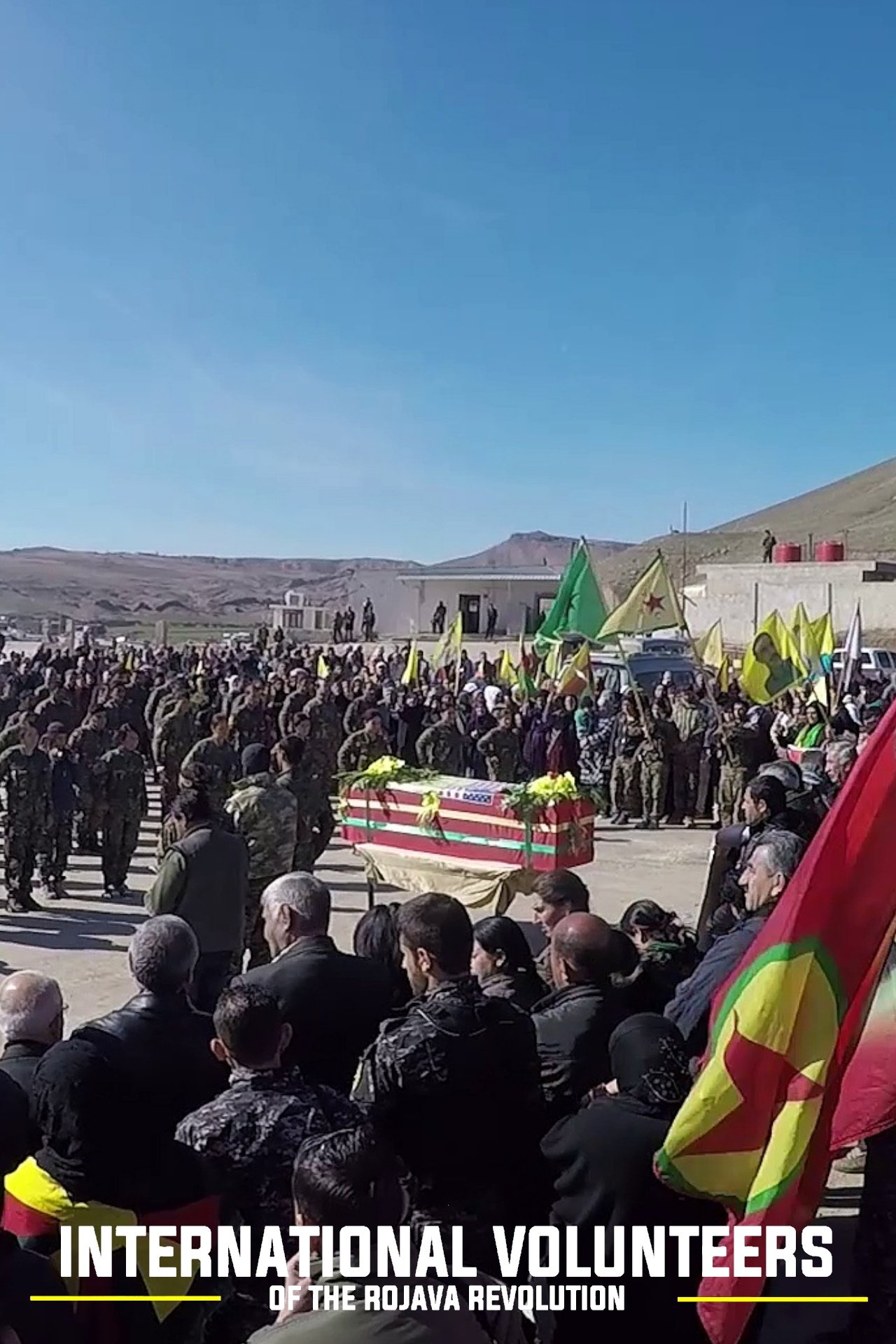 International Volunteers of the Rojava Revolution poster