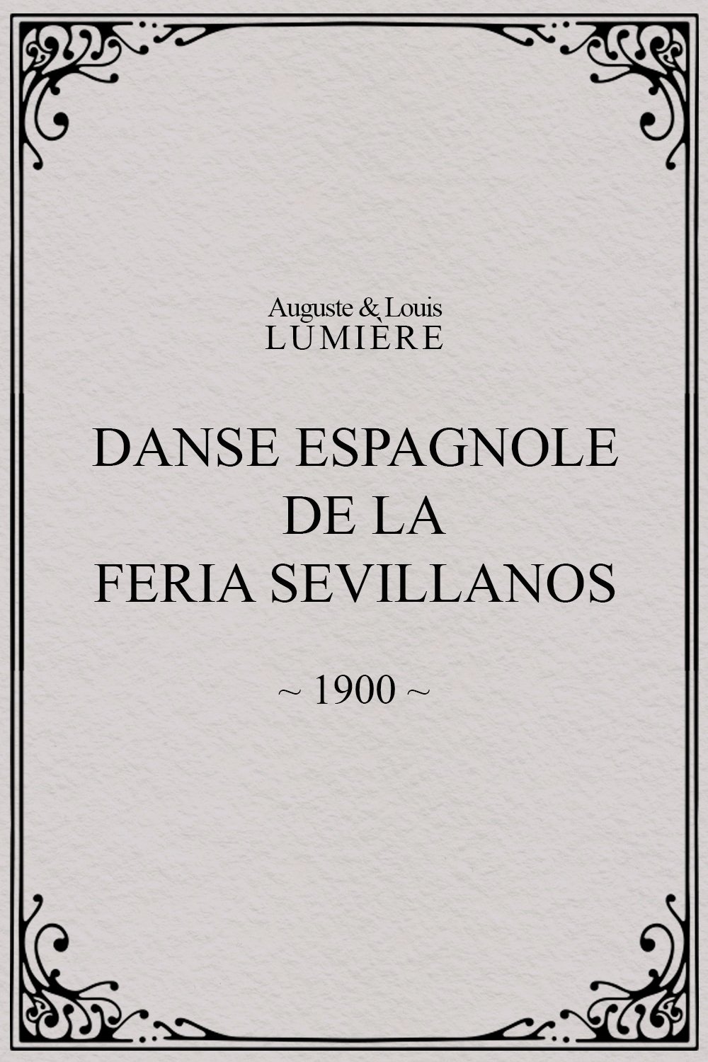 Danse espagnole de la Feria Sevillanos poster