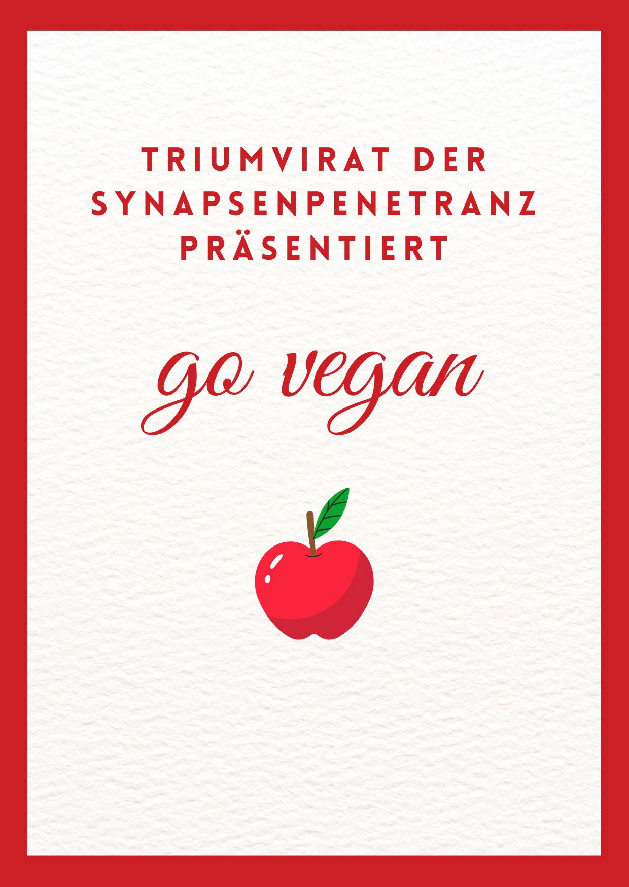 go vegan poster