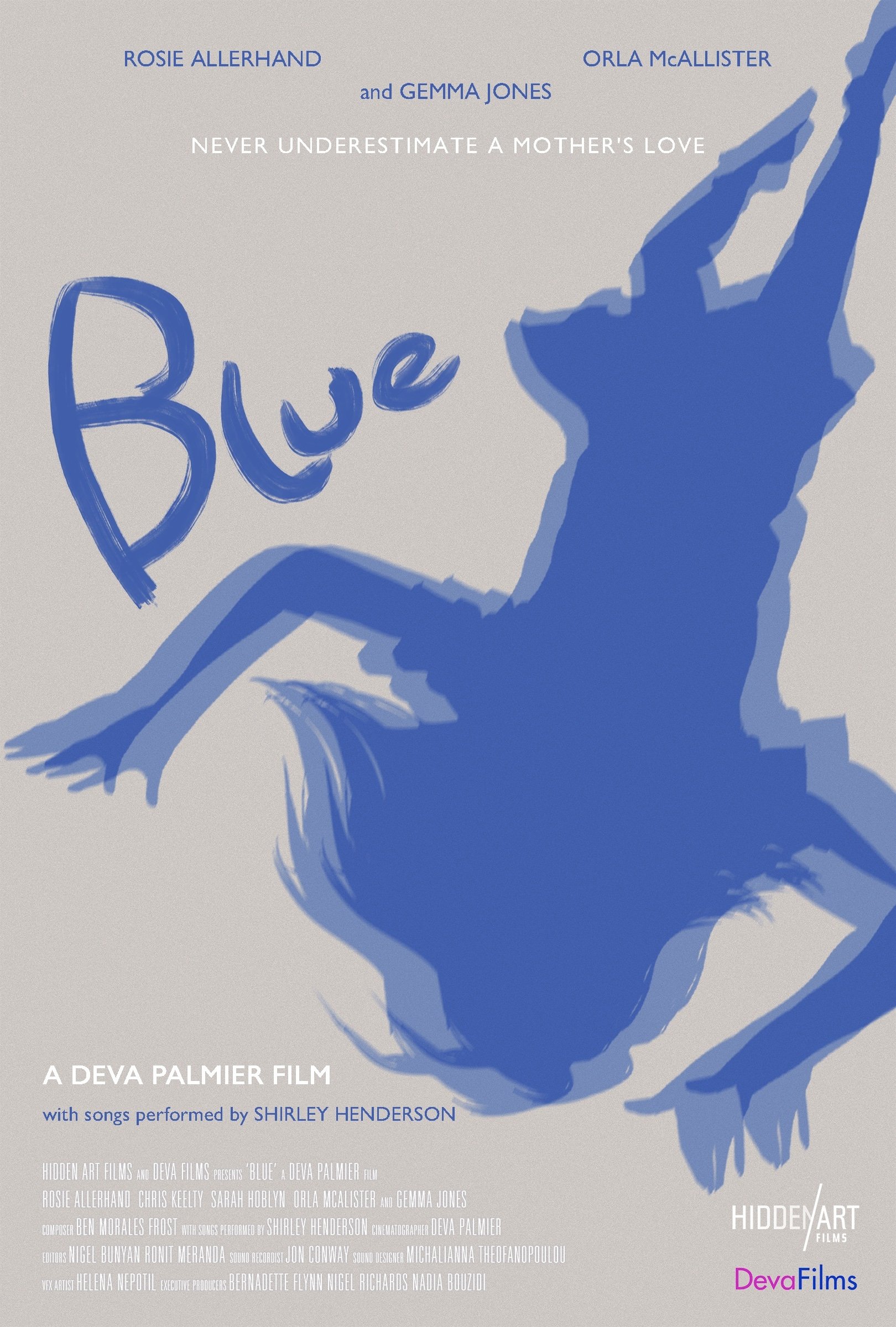 Blue poster