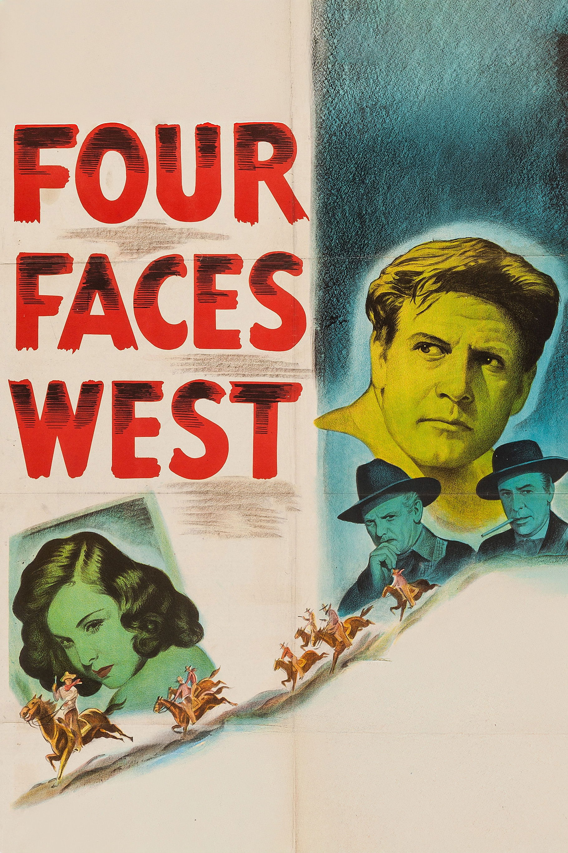 Four Faces West poster