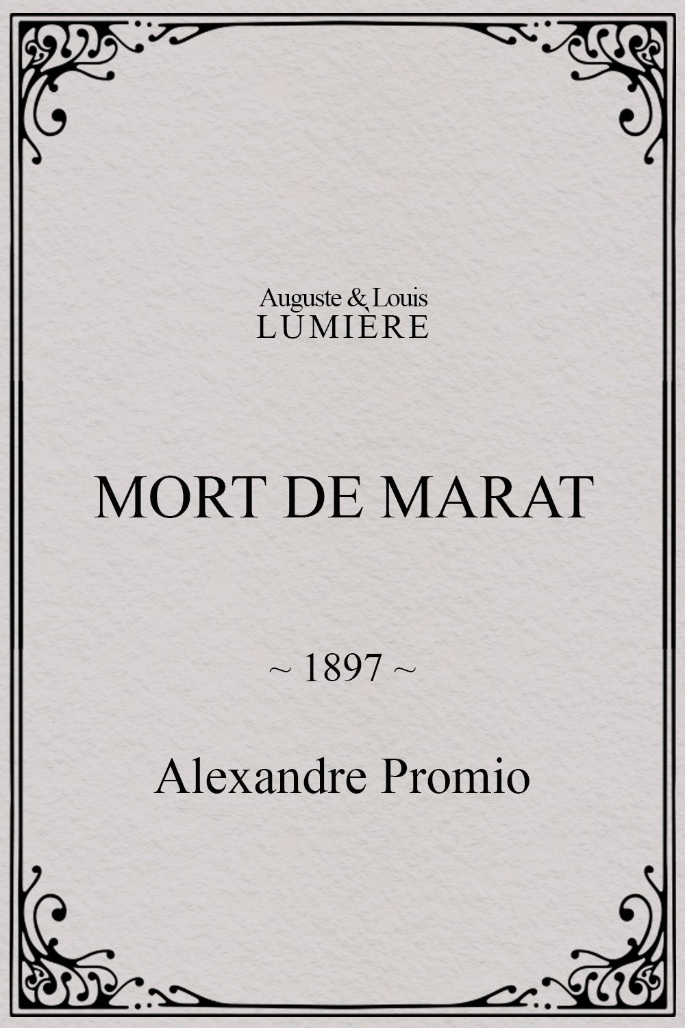 Death of Marat poster