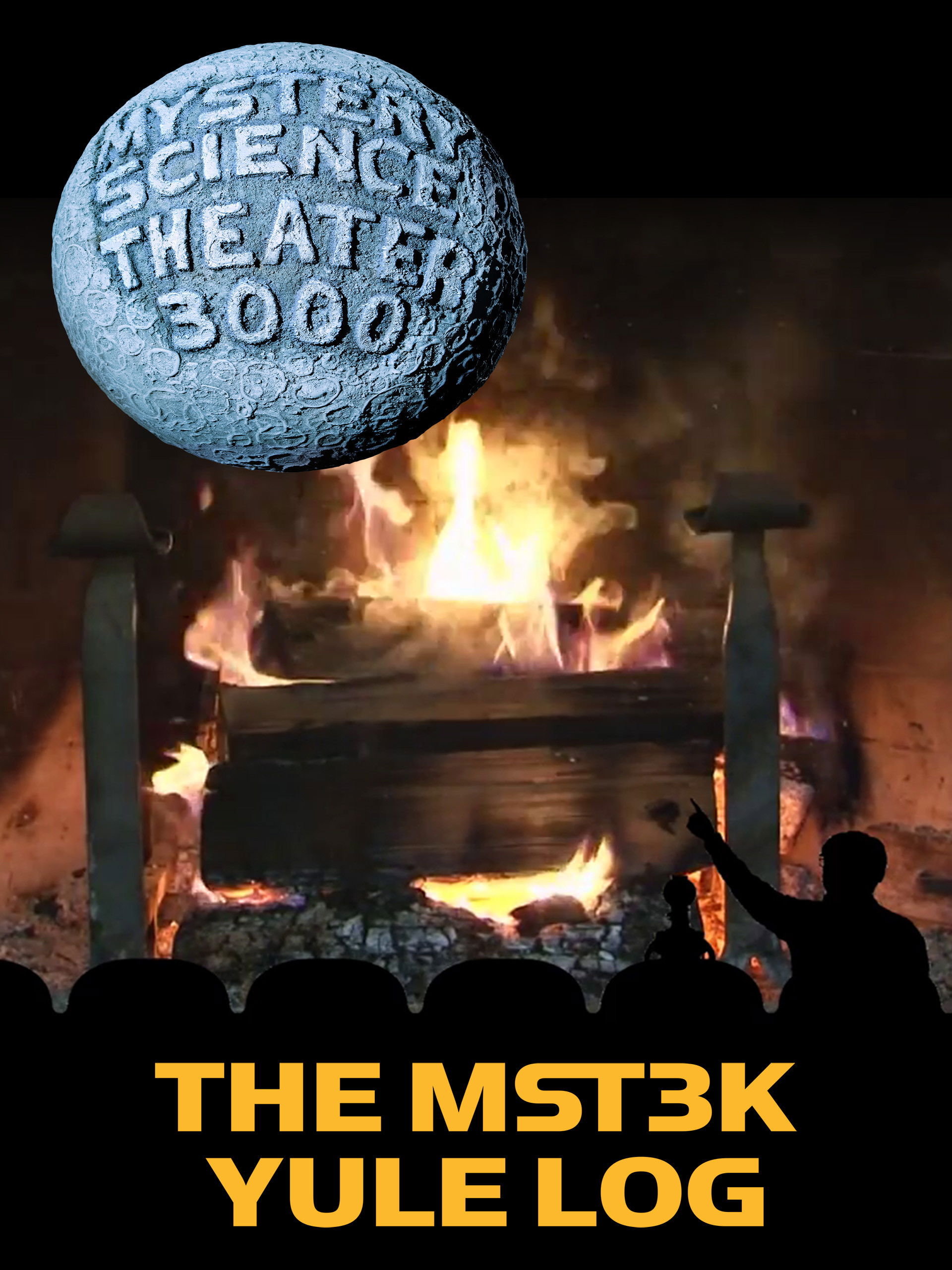 The MST3K Yule Log poster