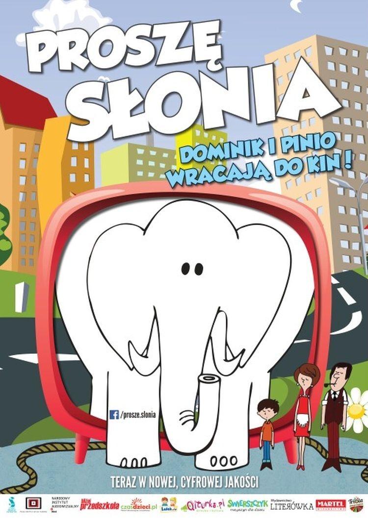 Proszę słonia poster