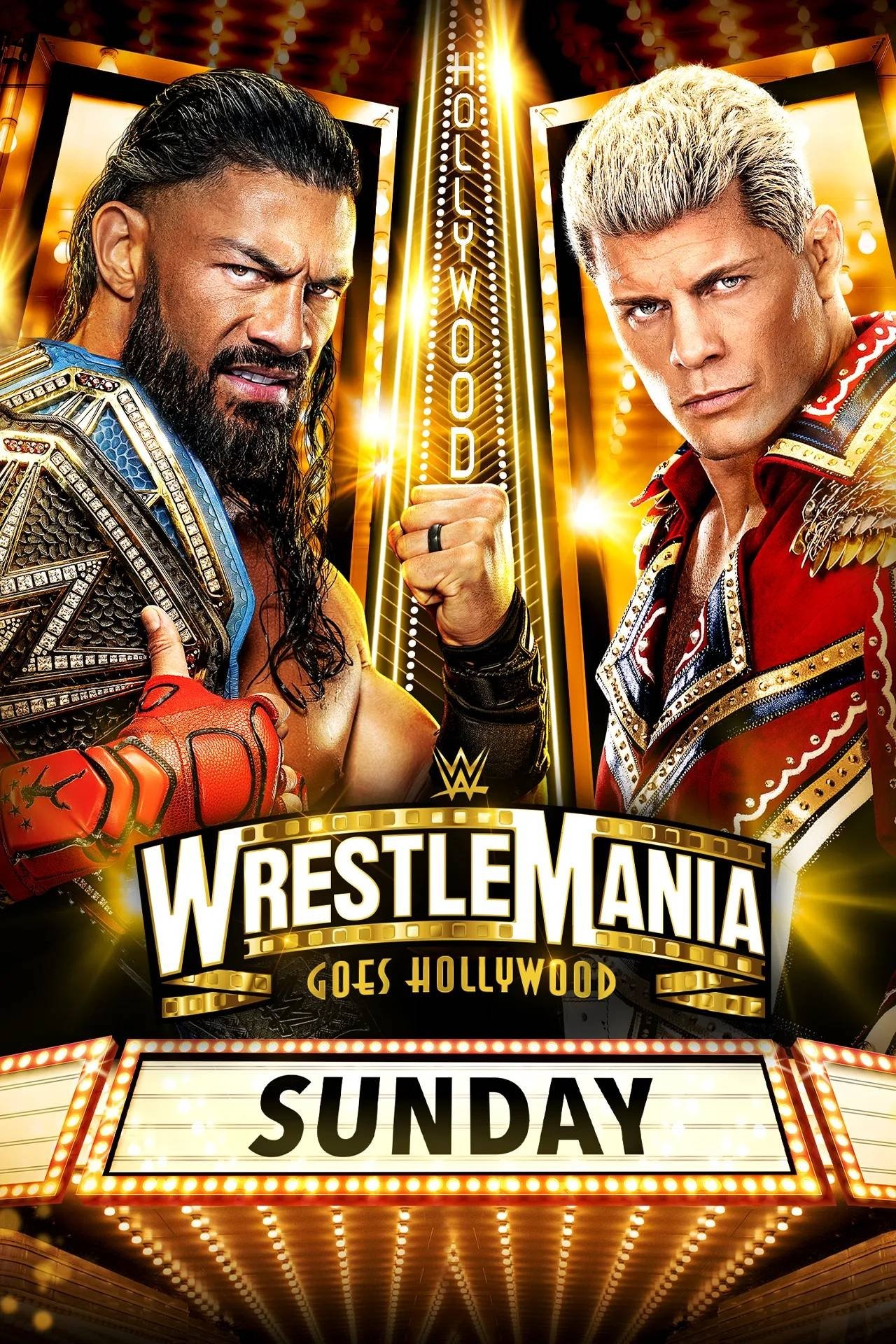 WrestleMania 39 Sunday poster