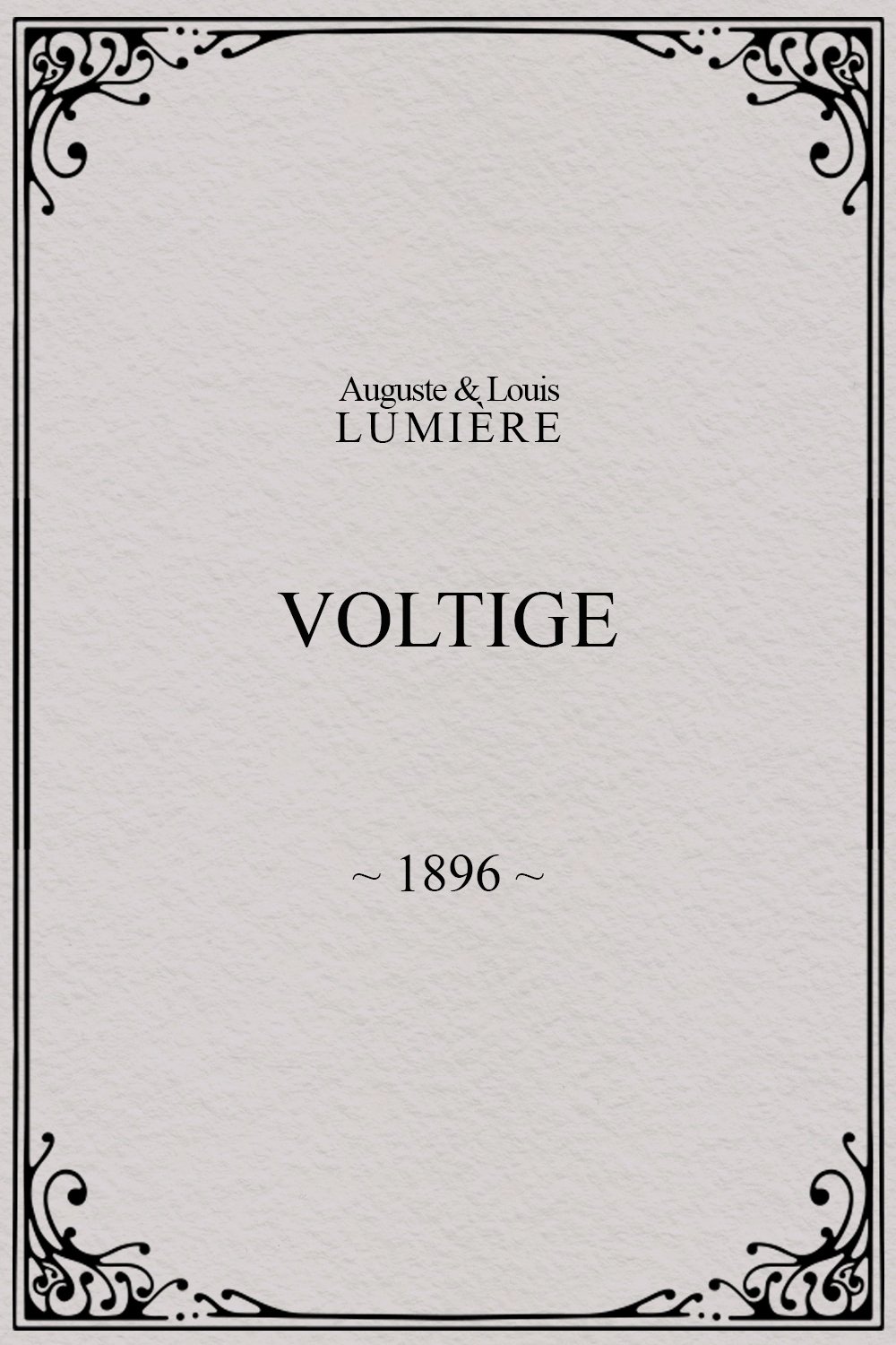 Voltige poster