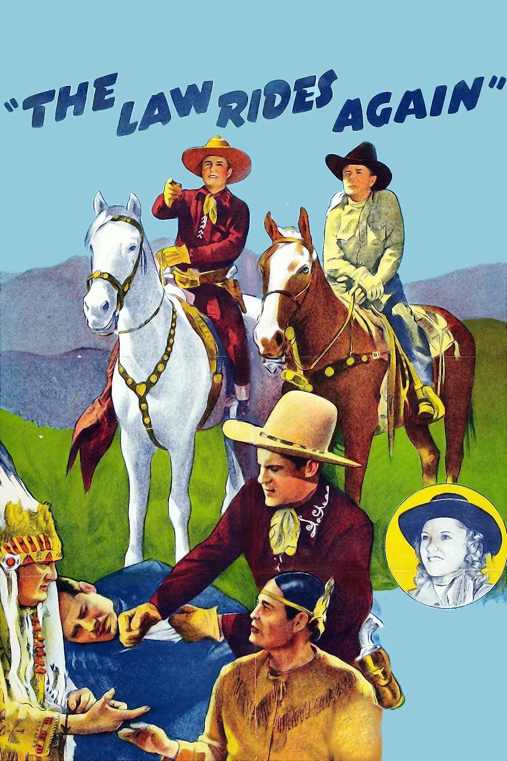 The Law Rides Again poster