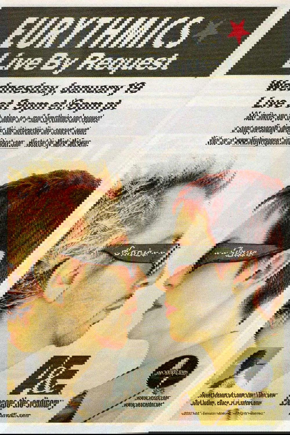 Eurythmics Live By Request poster