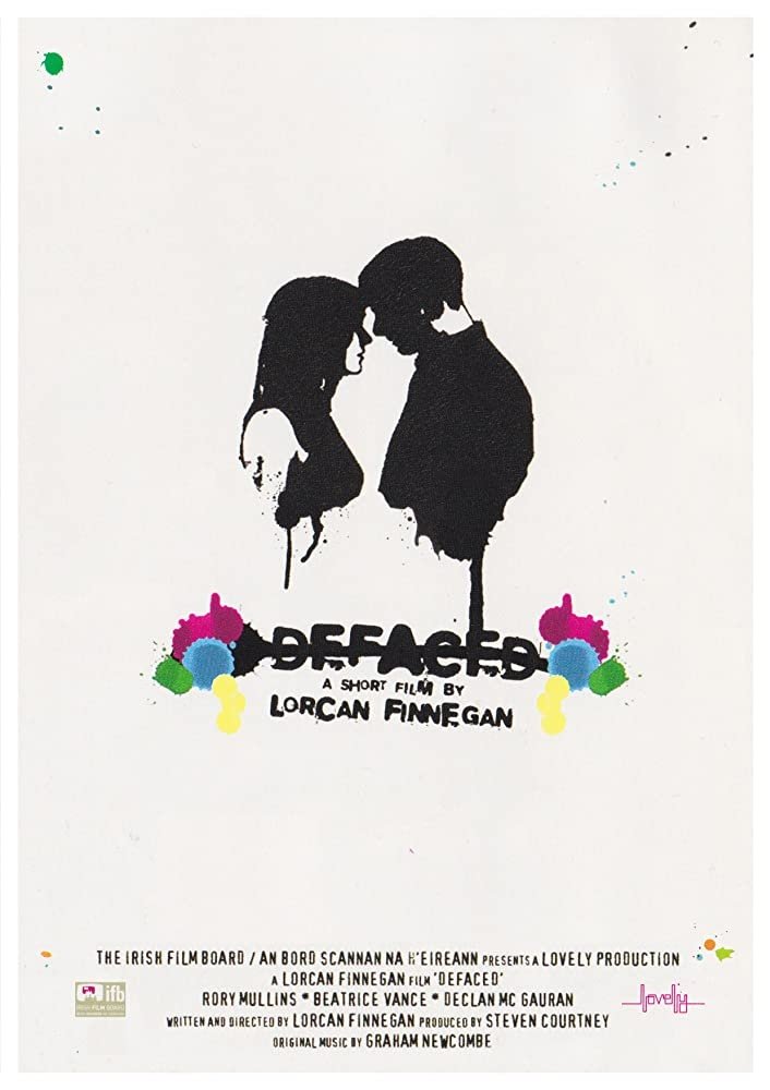 Defaced poster