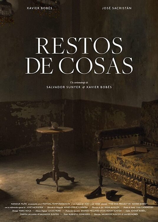 Restos de cosas poster