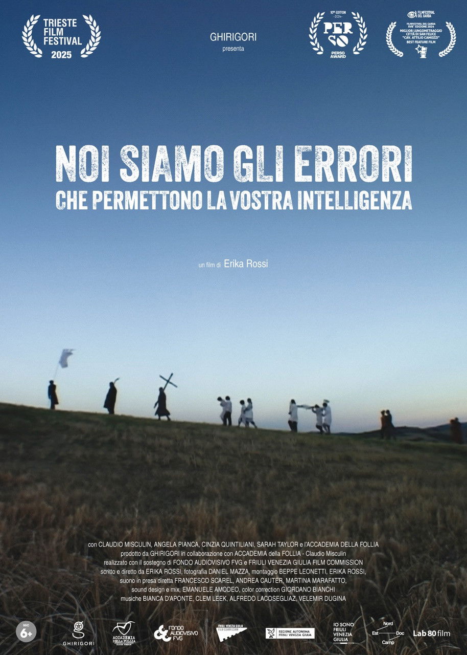 Noi siamo gli errori che permettono la vostra intelligenza poster