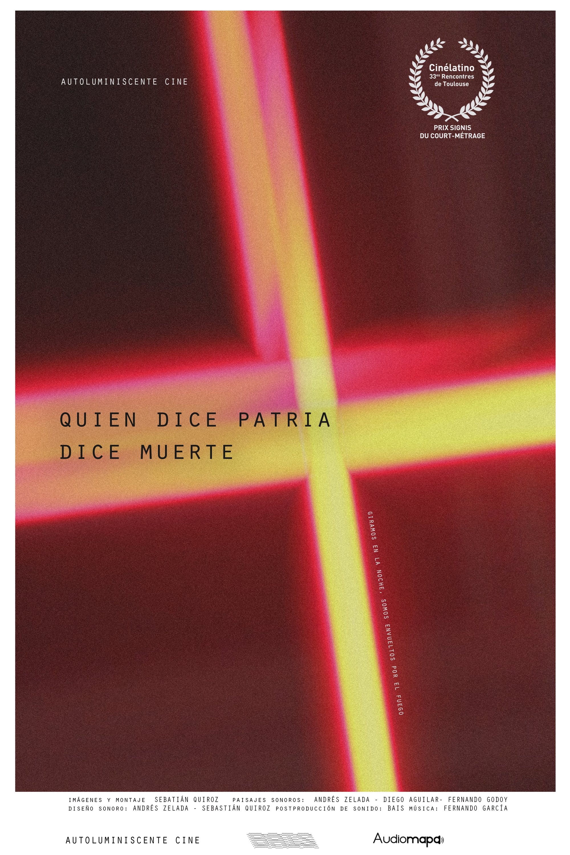 Quien dice patria dice muerte poster