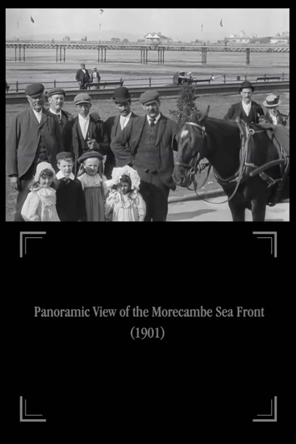Panoramic View of the Morecambe Sea Front poster