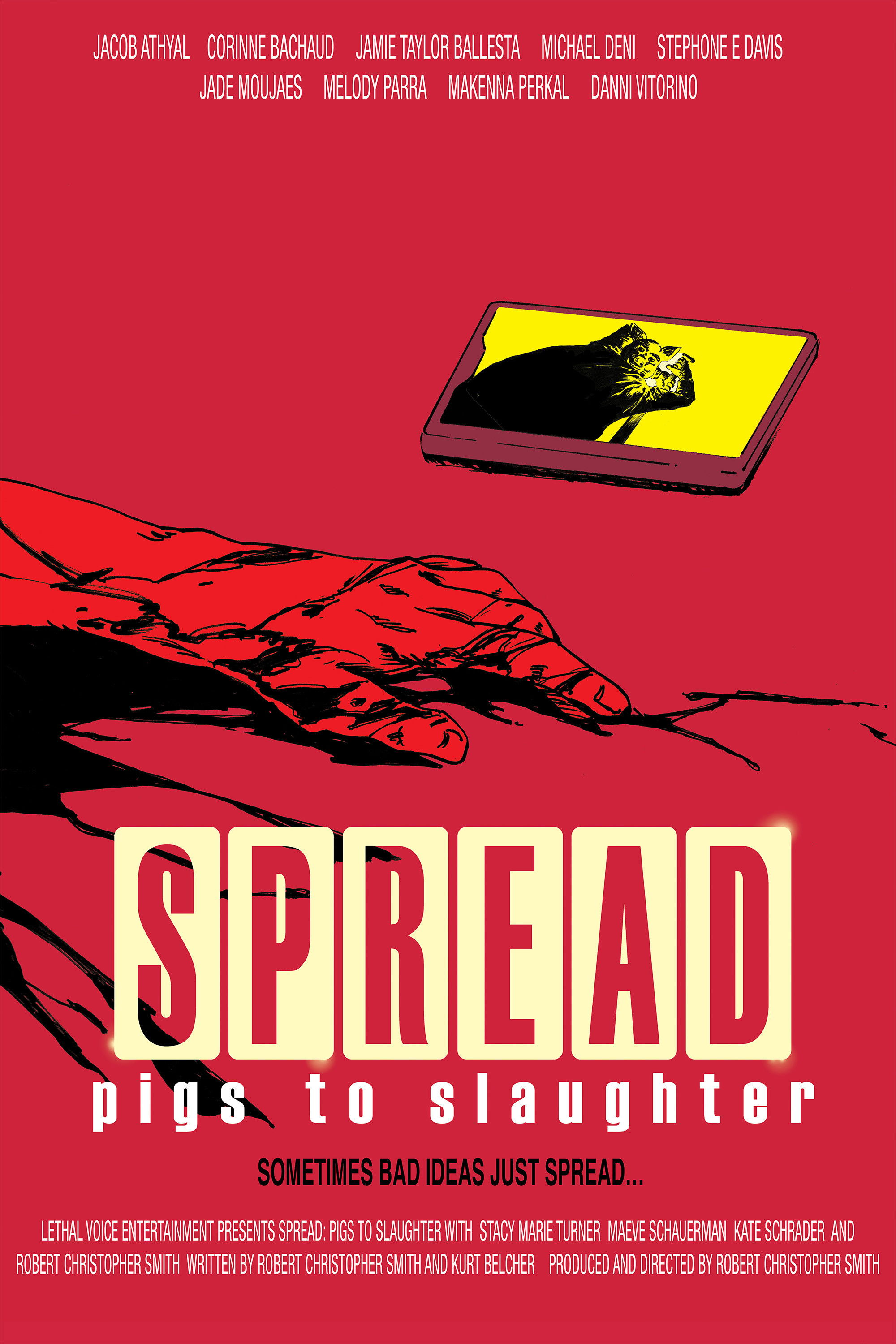 Spread: Pigs to Slaughter poster