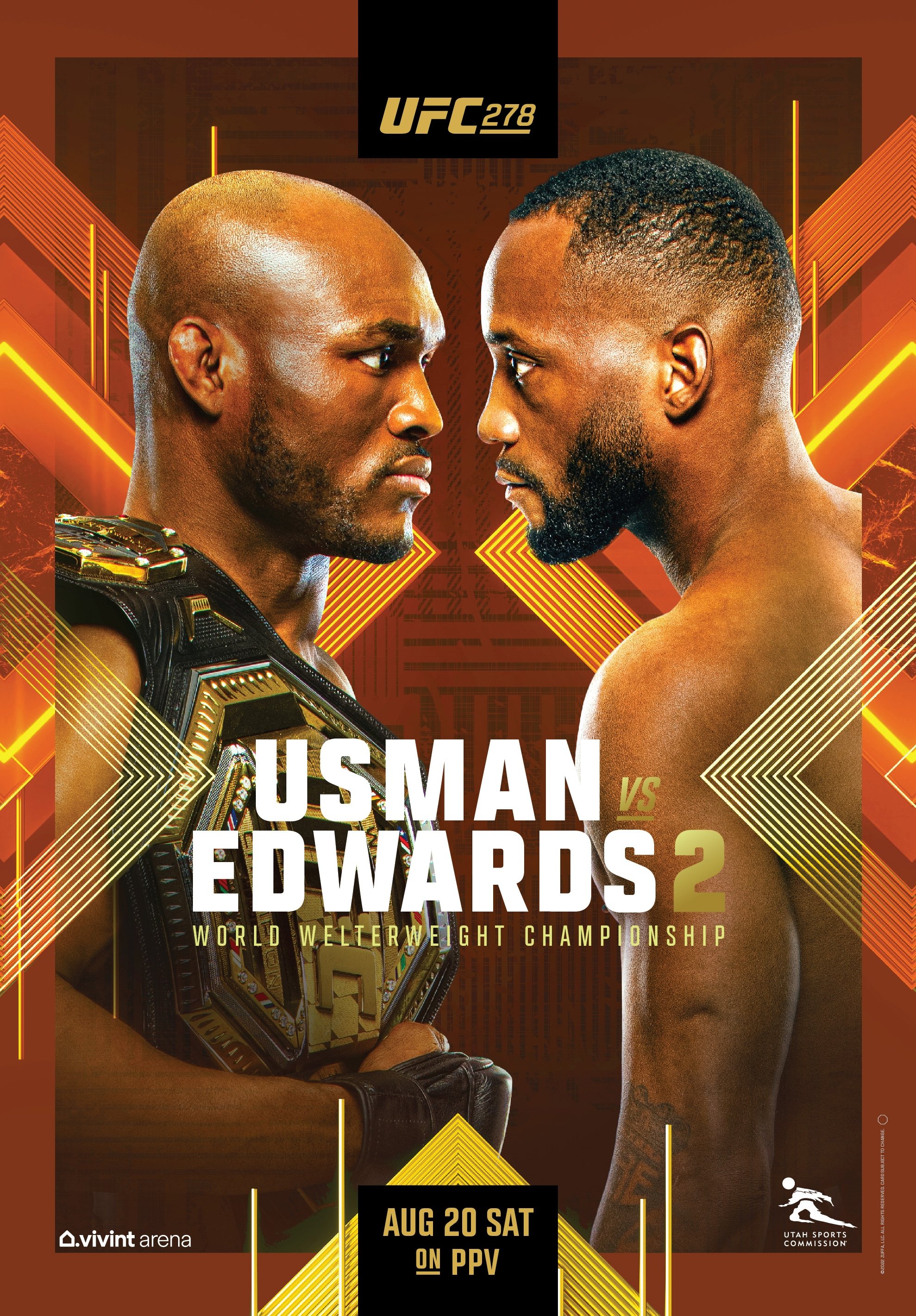 UFC 278: Usman vs. Edwards 2 poster