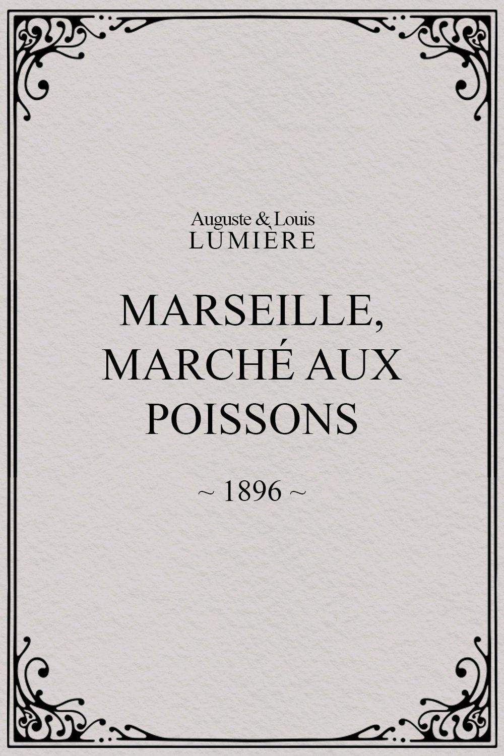 Fish Market poster