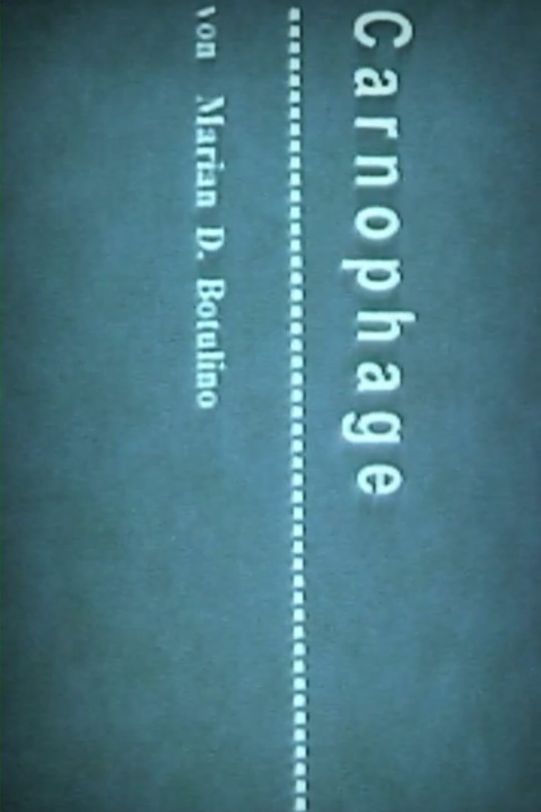 Carnophage poster