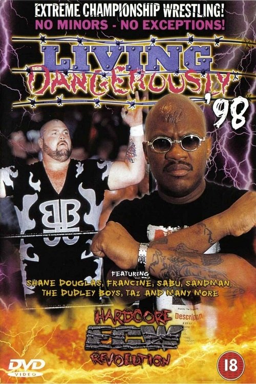 ECW Living Dangerously 1998 poster