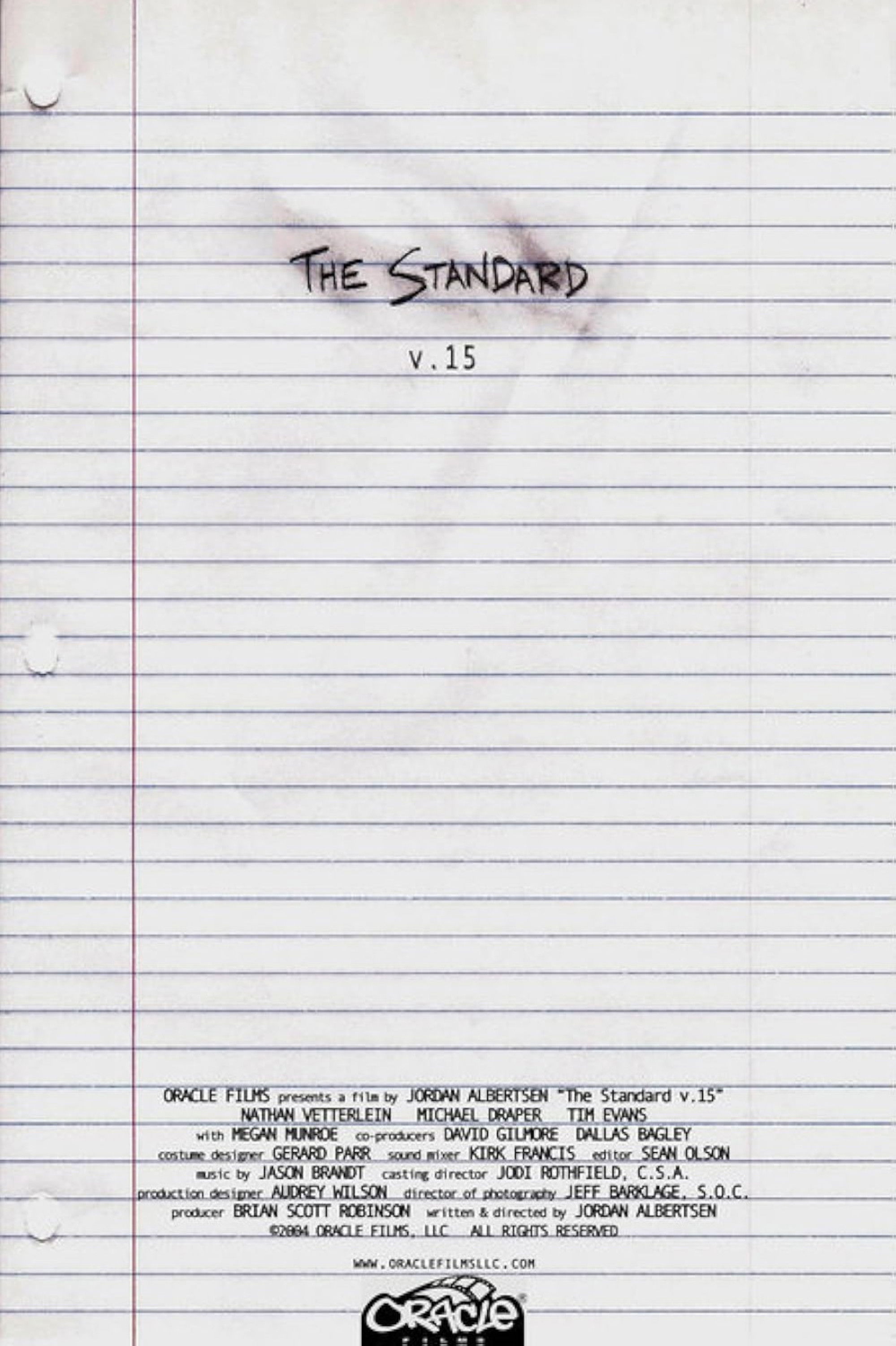 The Standard v.15 poster