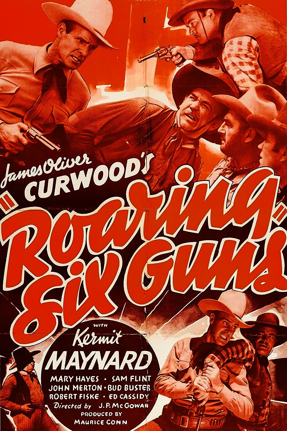 Roaring Six Guns poster