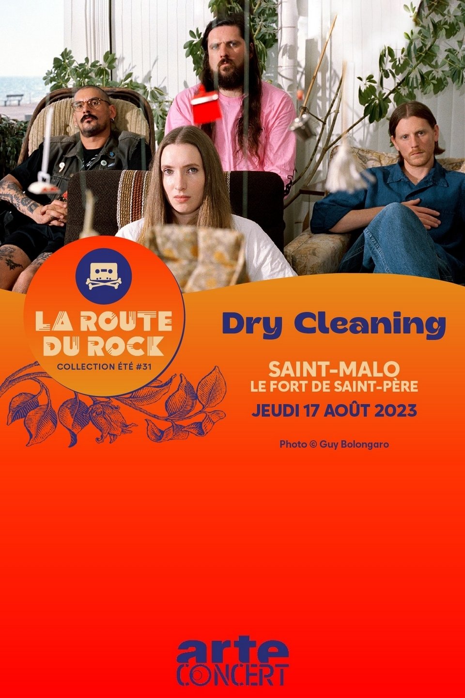 Dry Cleaning - La Route du Rock 2023 poster