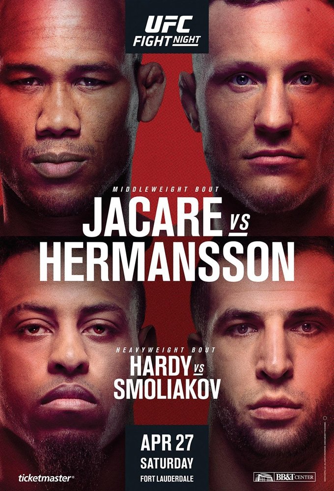 UFC Fight Night 150: Jacare vs. Hermansson poster
